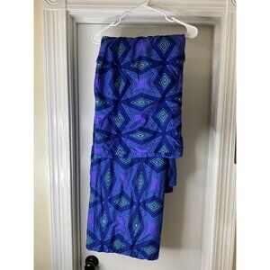 UNITED AIRLINES Polaris CLAUDE KAMENI Saks Fifth Ave Blanket Duvet Throw Set 2